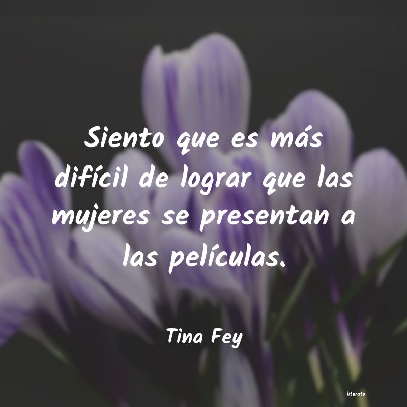 Frases de Tina Fey
