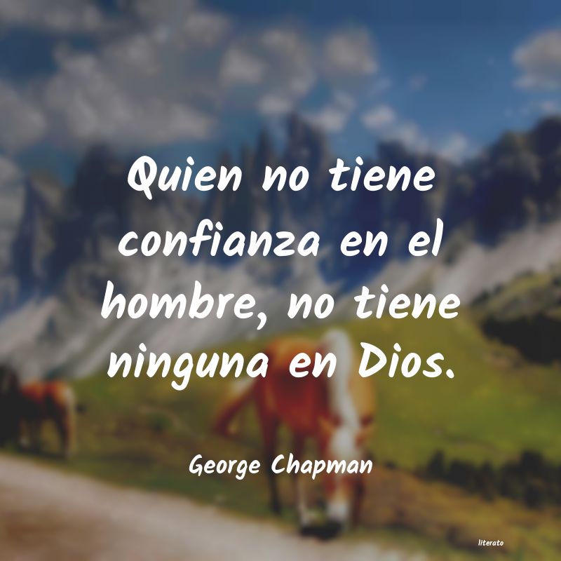 frases de George Chapman