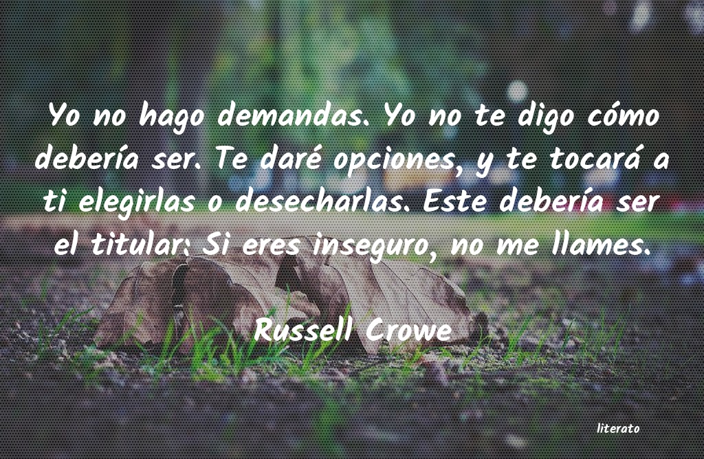 frases de Russell Crowe