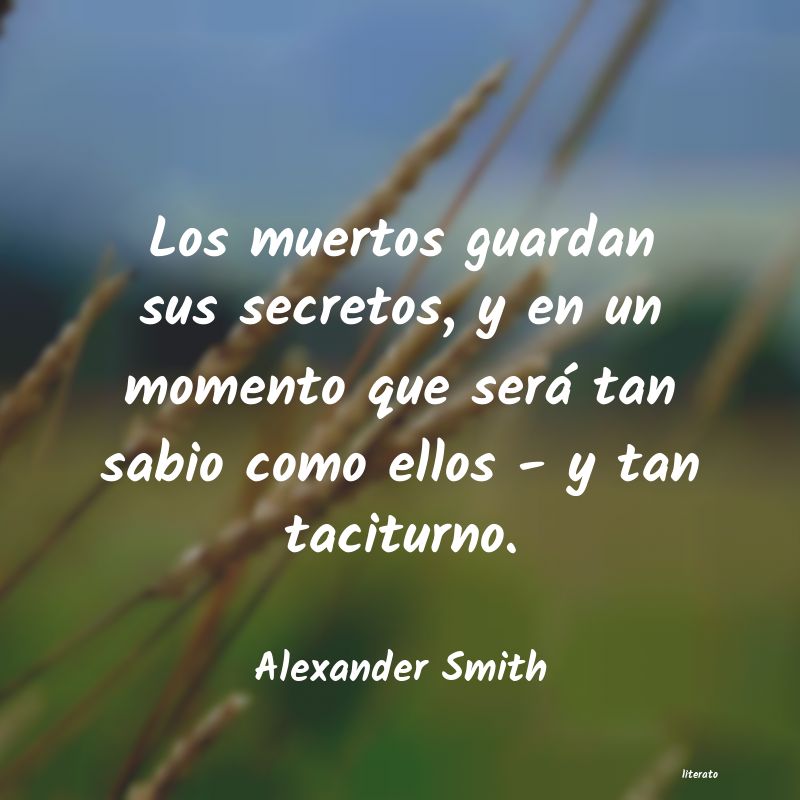 Frases de Alexander Smith