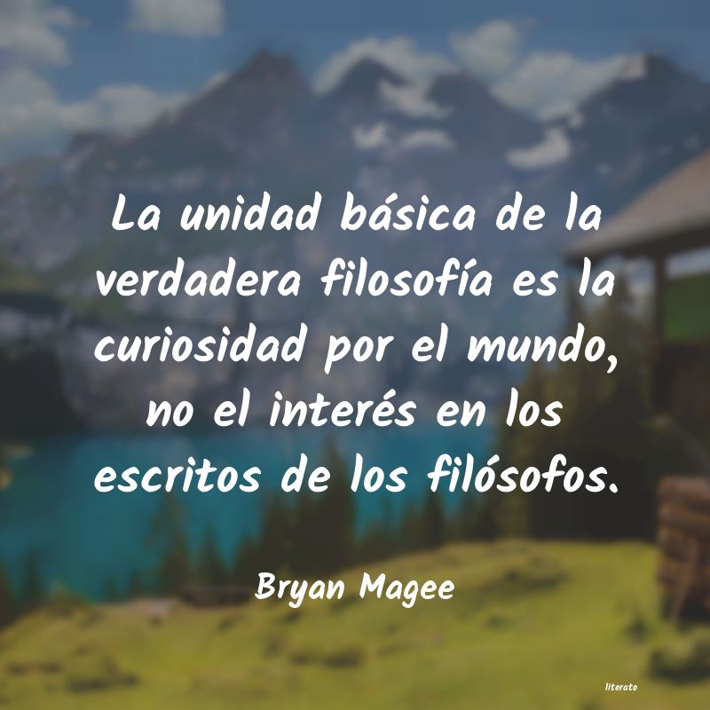 Frases de Bryan Magee