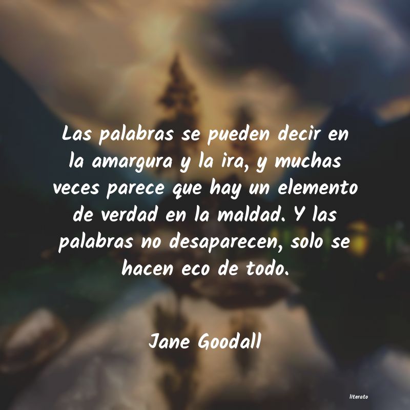 frases de Jane Goodall