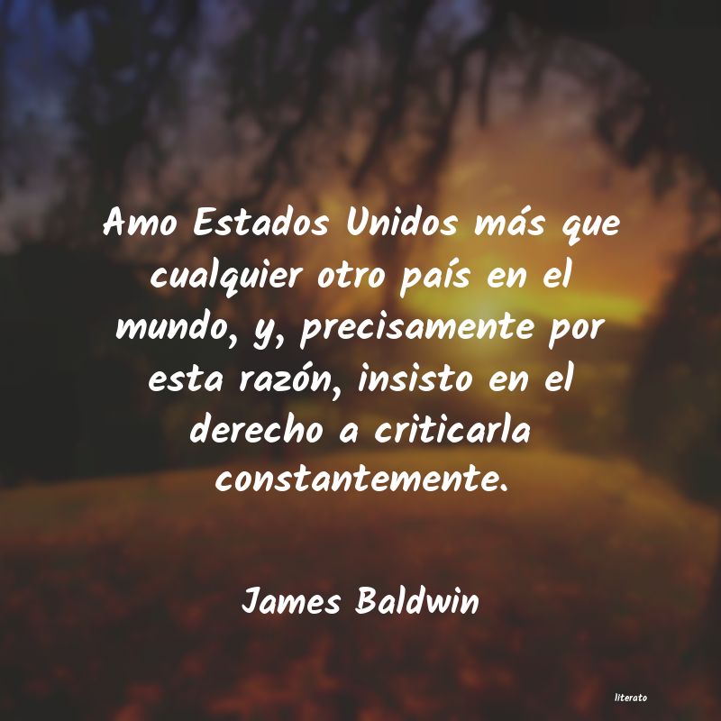 Frases de James Baldwin