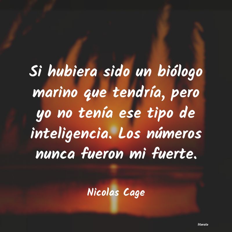 Frases de Nicolas Cage