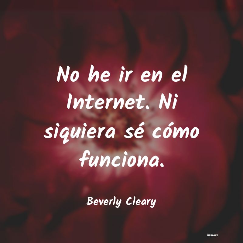 frases de Beverly Cleary