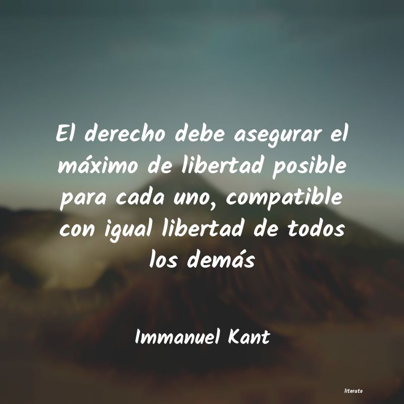 Frases de Immanuel Kant