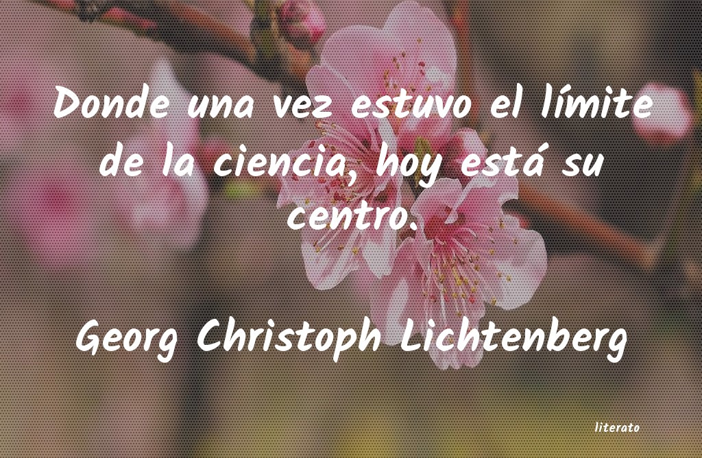 frases de Georg Christoph Lichtenberg
