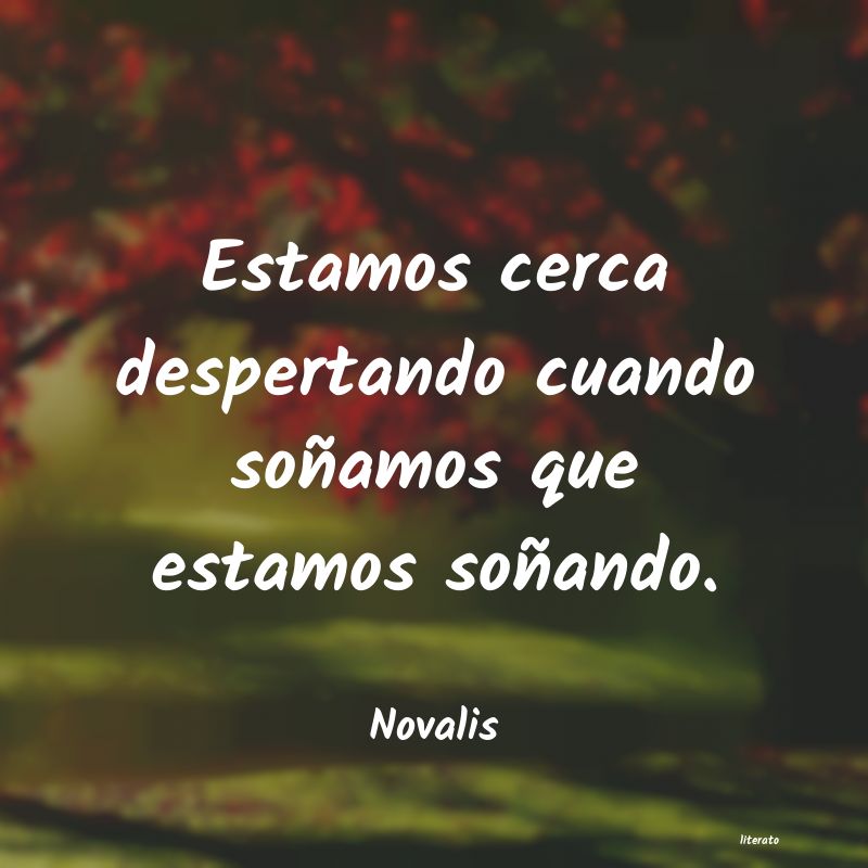 frases de Novalis