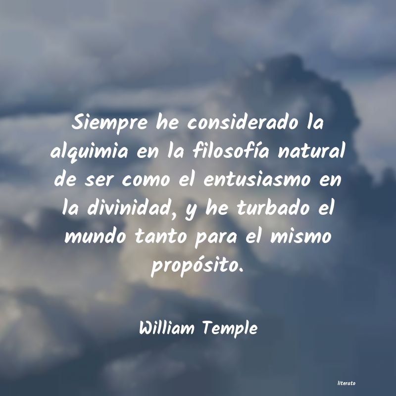 Frases de William Temple