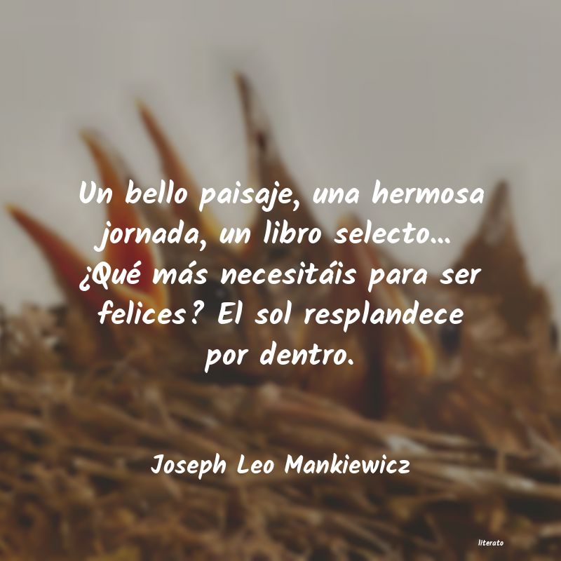 Frases de Joseph Leo Mankiewicz