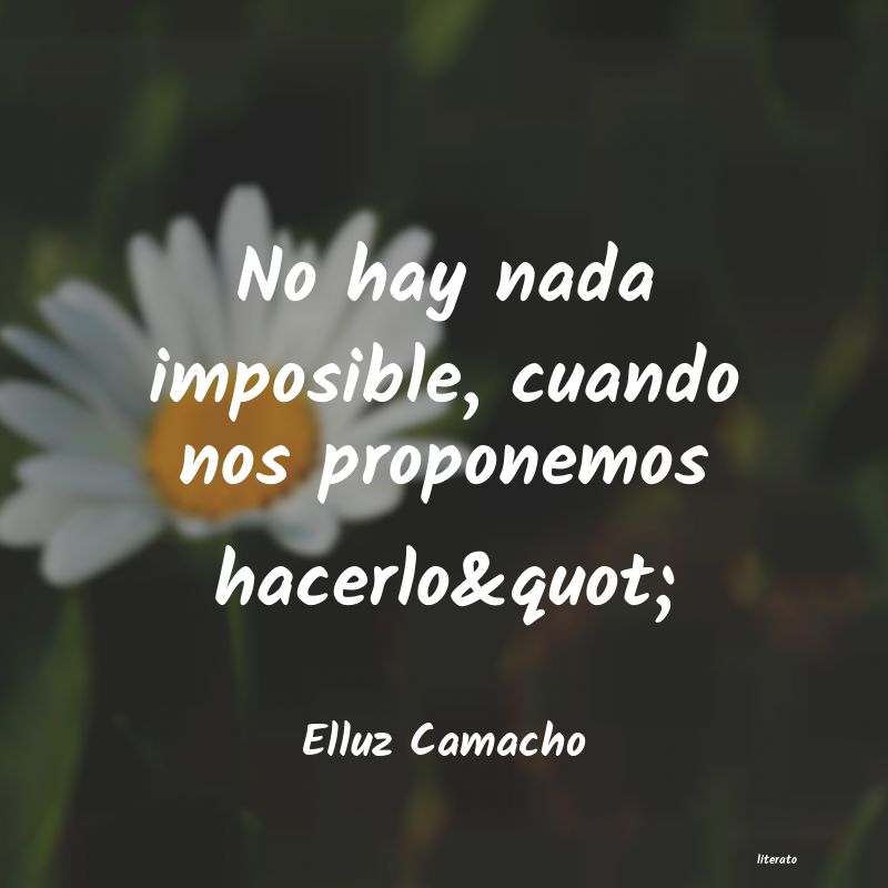 frases de Elluz Camacho