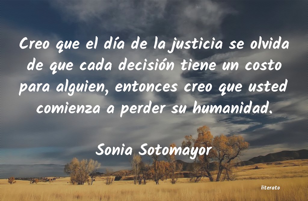 Frases de Sonia Sotomayor