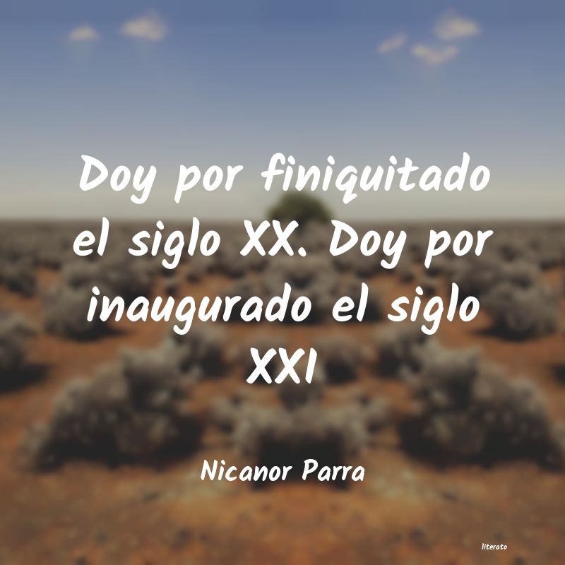 frases de Nicanor Parra