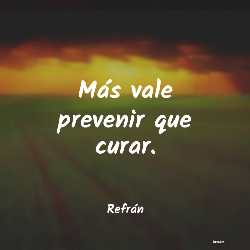 frases de prevenir