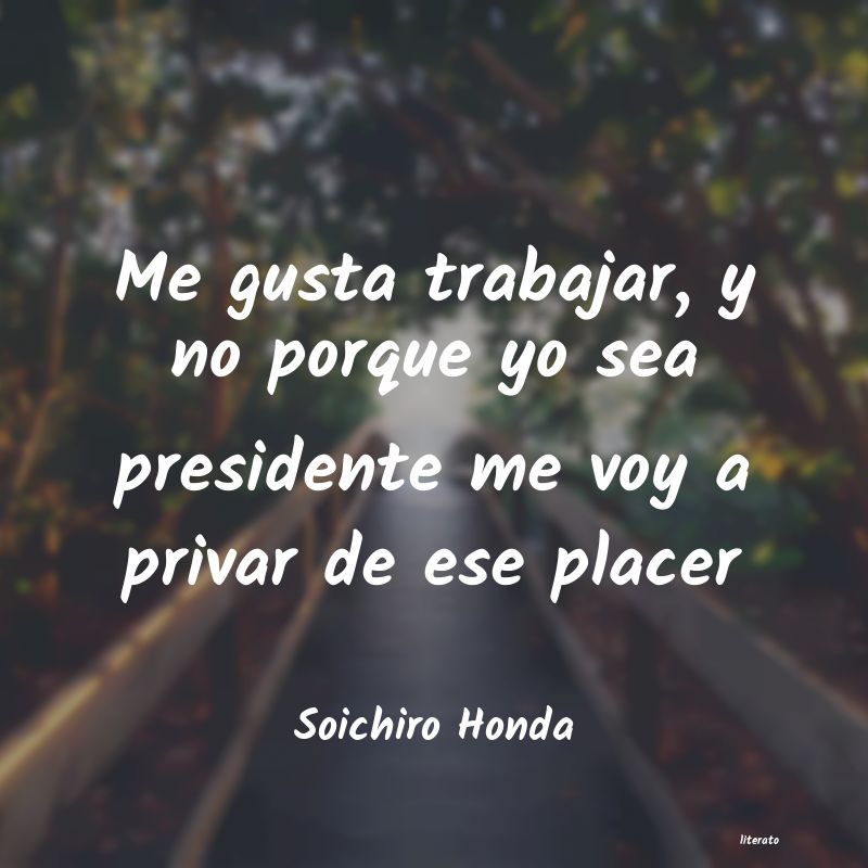 frases de Soichiro Honda