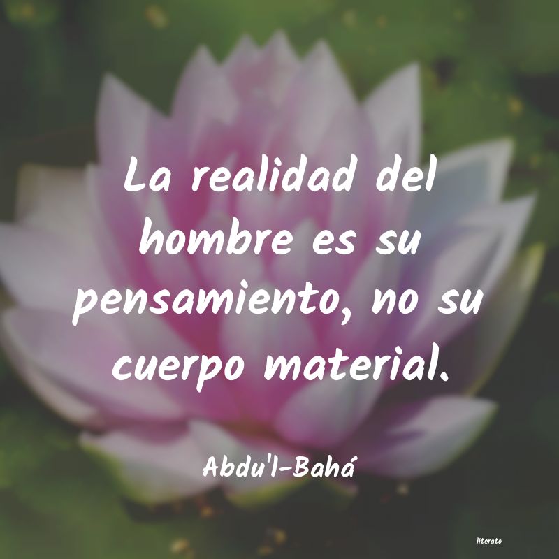 Frases de Abdu'l-Bahá