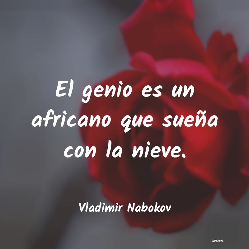 Frases de Vladimir Nabokov