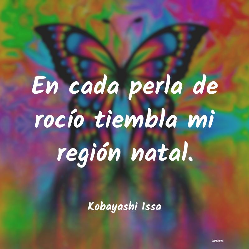 frases de Kobayashi Issa
