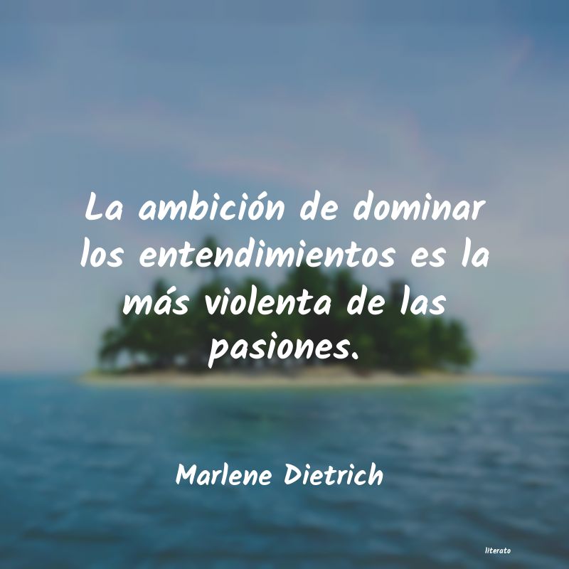 frases de Marlene Dietrich