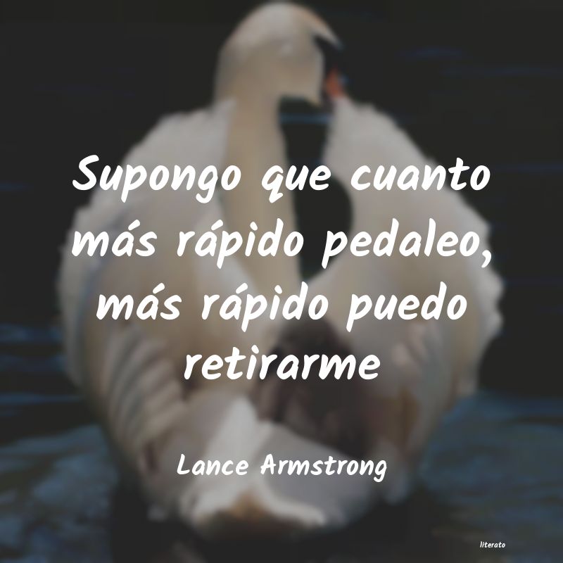 frases de Lance Armstrong