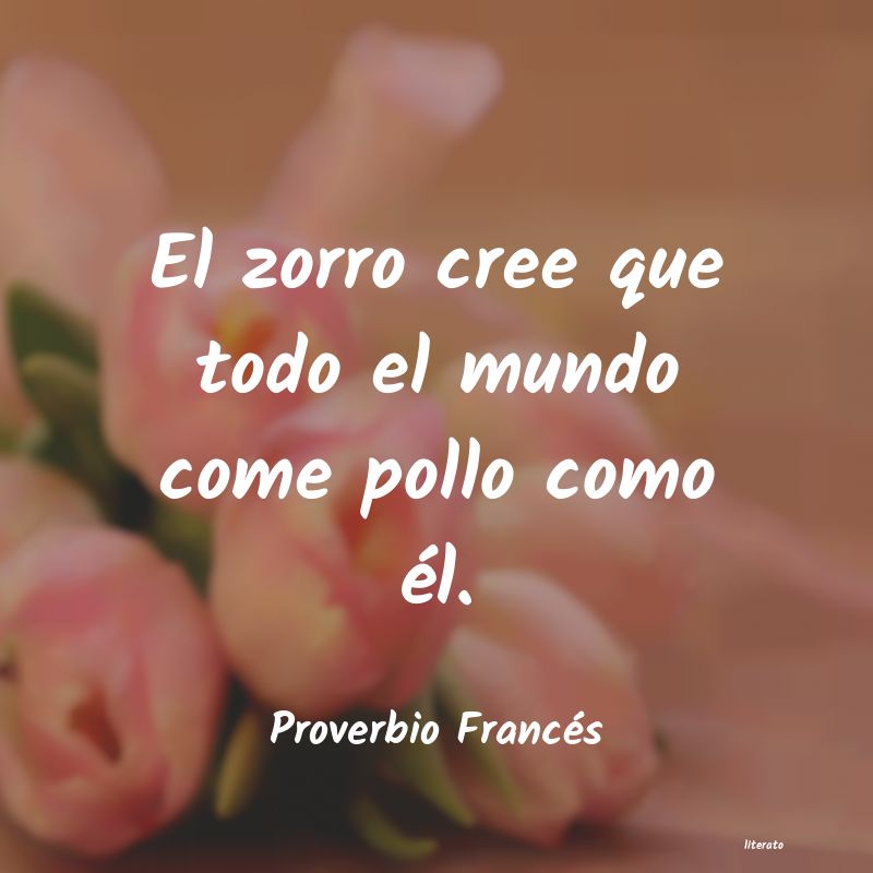 Frases de Proverbio Francés