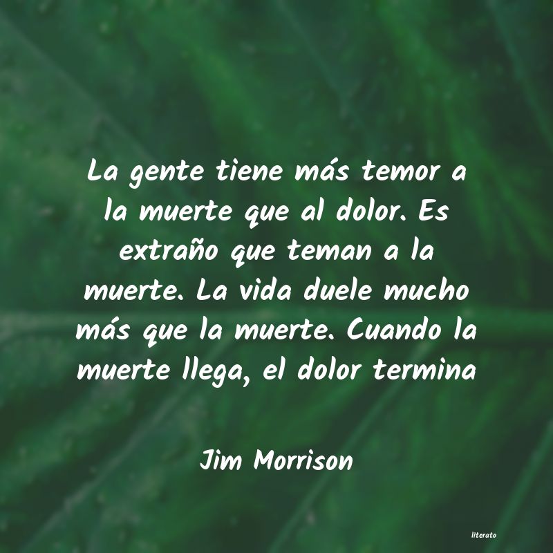 Frases de Jim Morrison