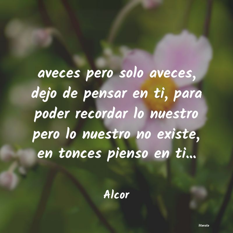 Frases de Alcor