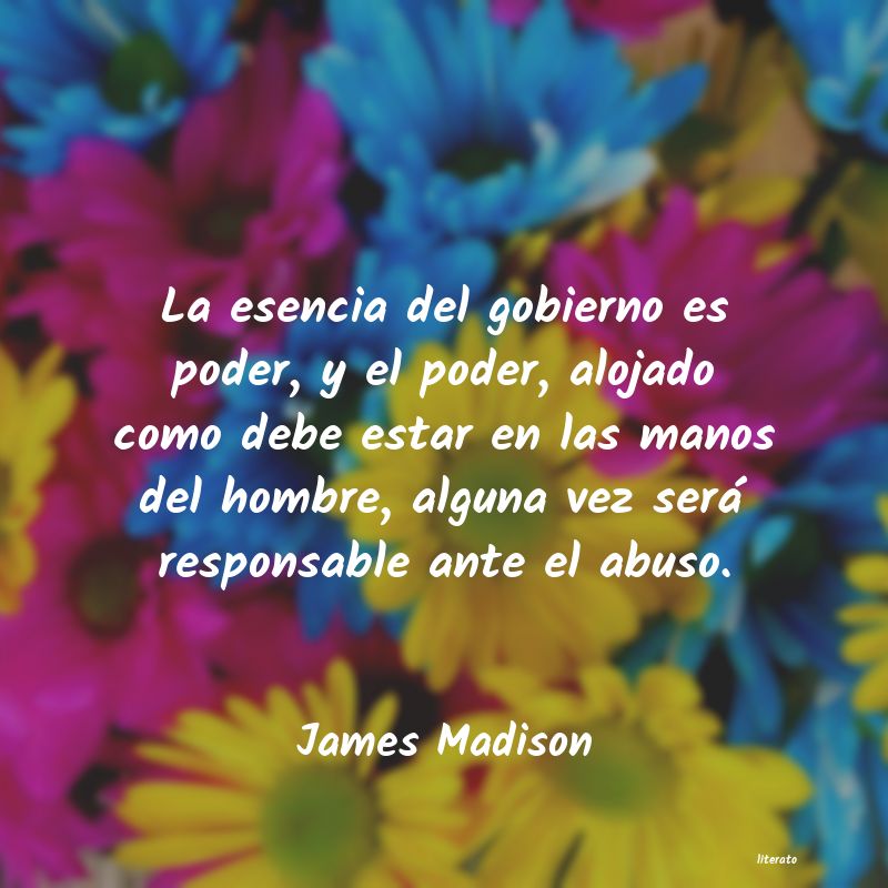 Frases de James Madison