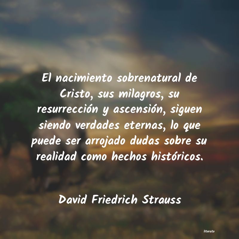 Frases de David Friedrich Strauss