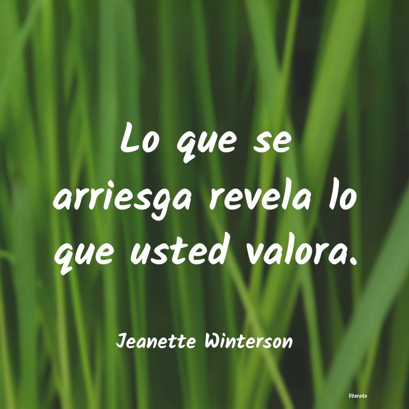 Frases de Jeanette Winterson