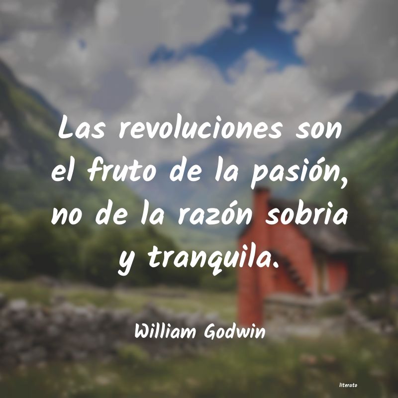 Frases de William Godwin