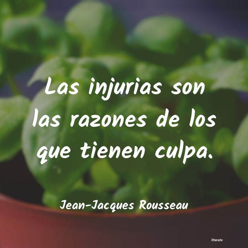 Frases de Jean-Jacques Rousseau