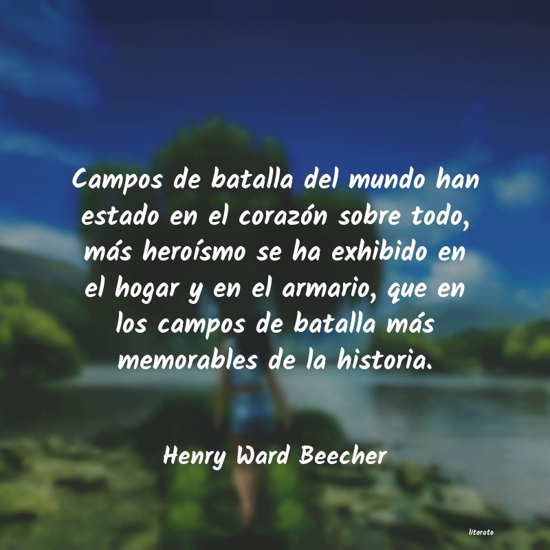frases de Henry Ward Beecher