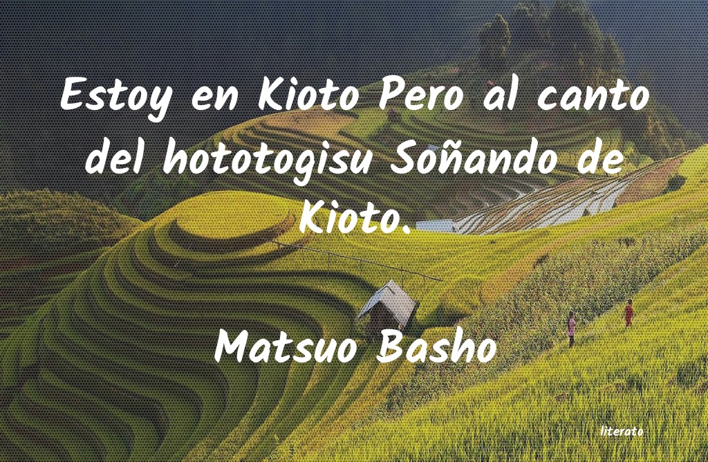 Frases de Matsuo Basho