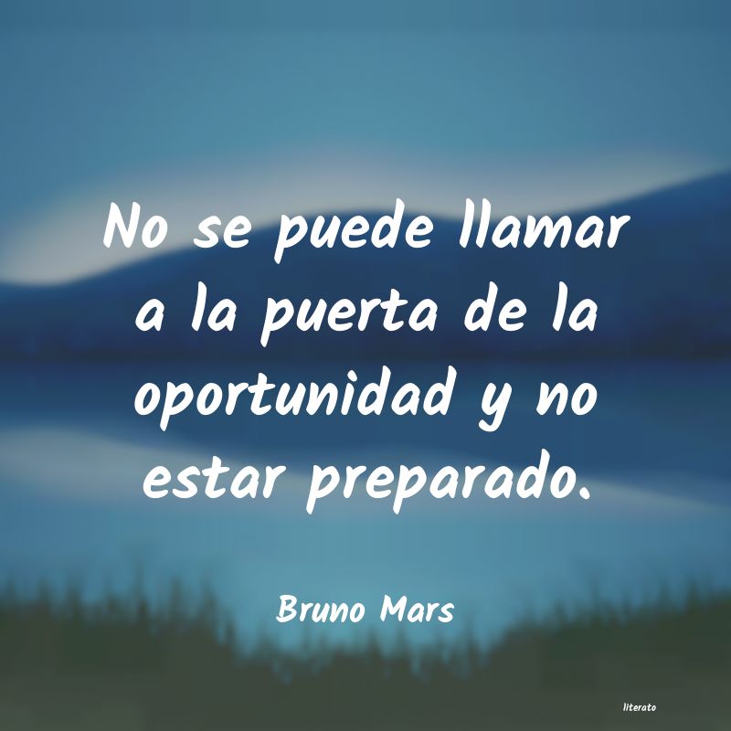 frases de Bruno Mars