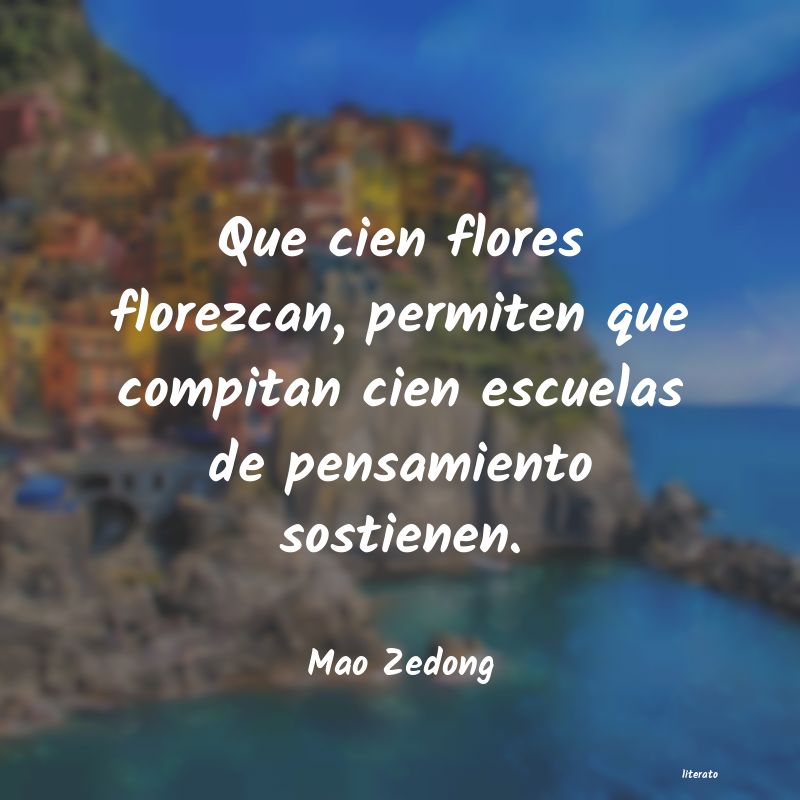 frases de Mao Zedong