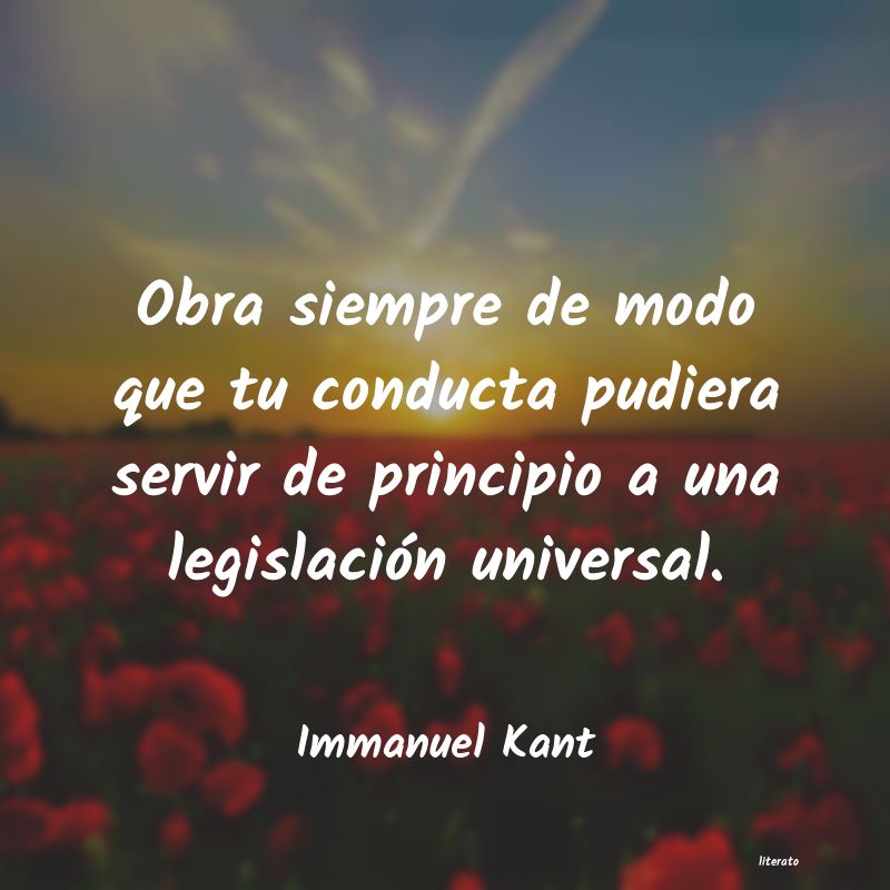 Frases de Immanuel Kant