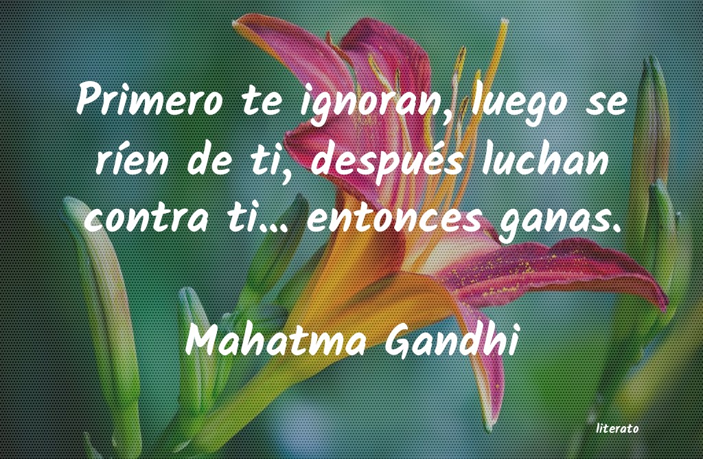 frases de Mahatma Gandhi