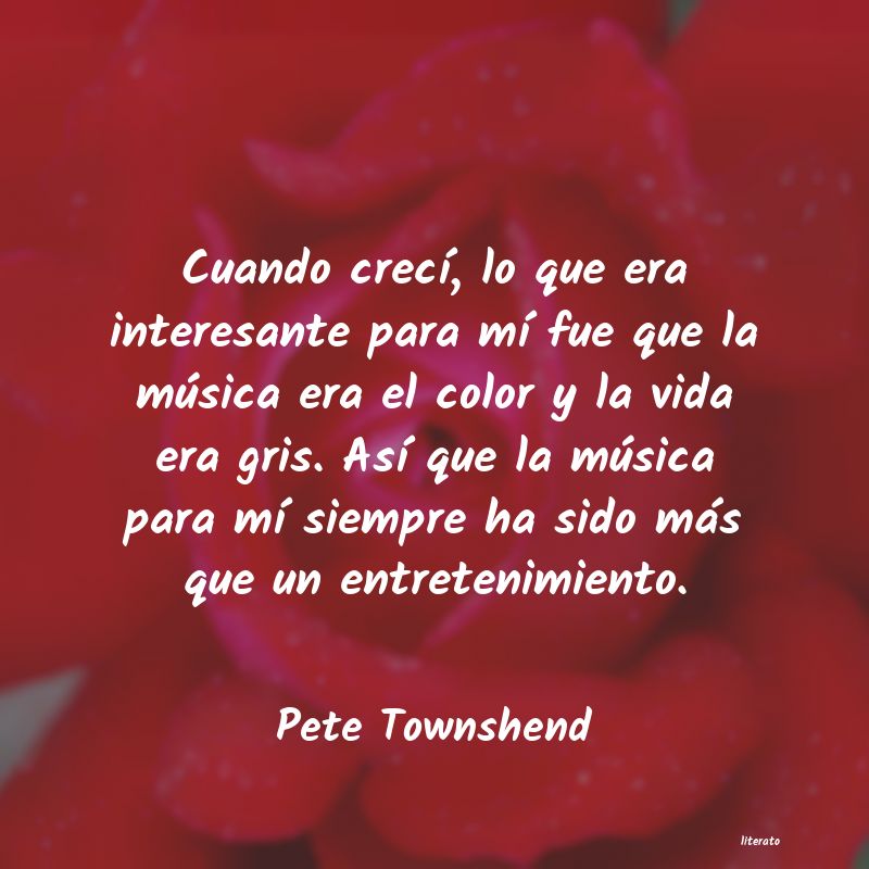 Frases de Pete Townshend