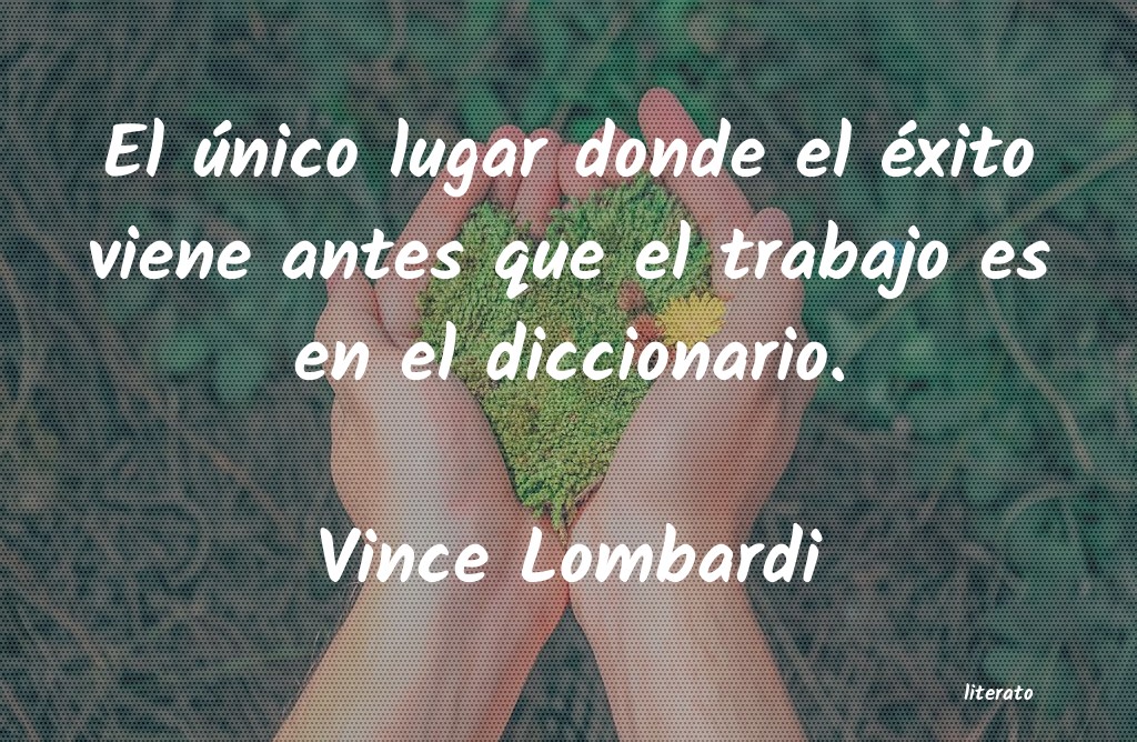 Frases de Vince Lombardi