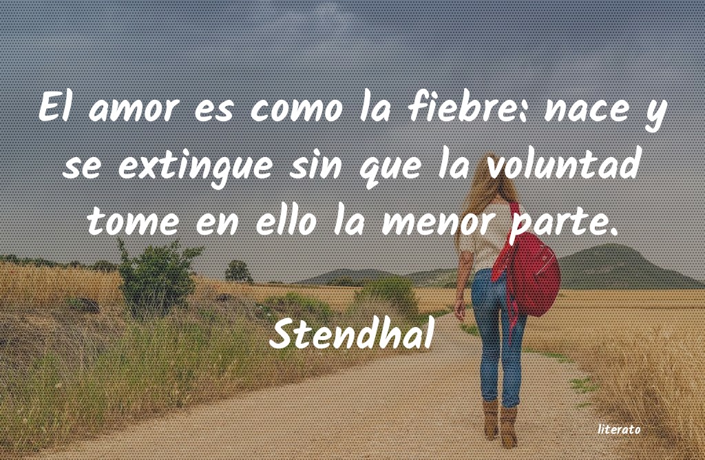 frases de Stendhal