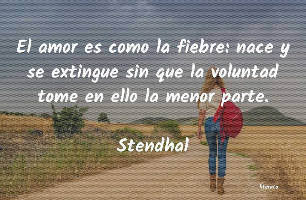 Frases de Stendhal