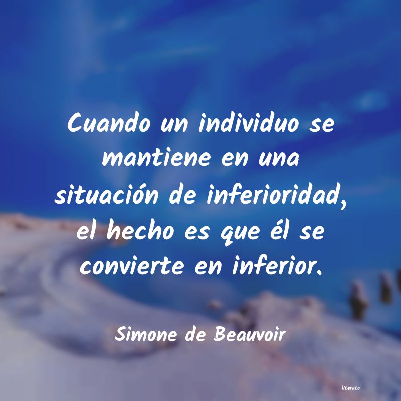 frases de Simone de Beauvoir