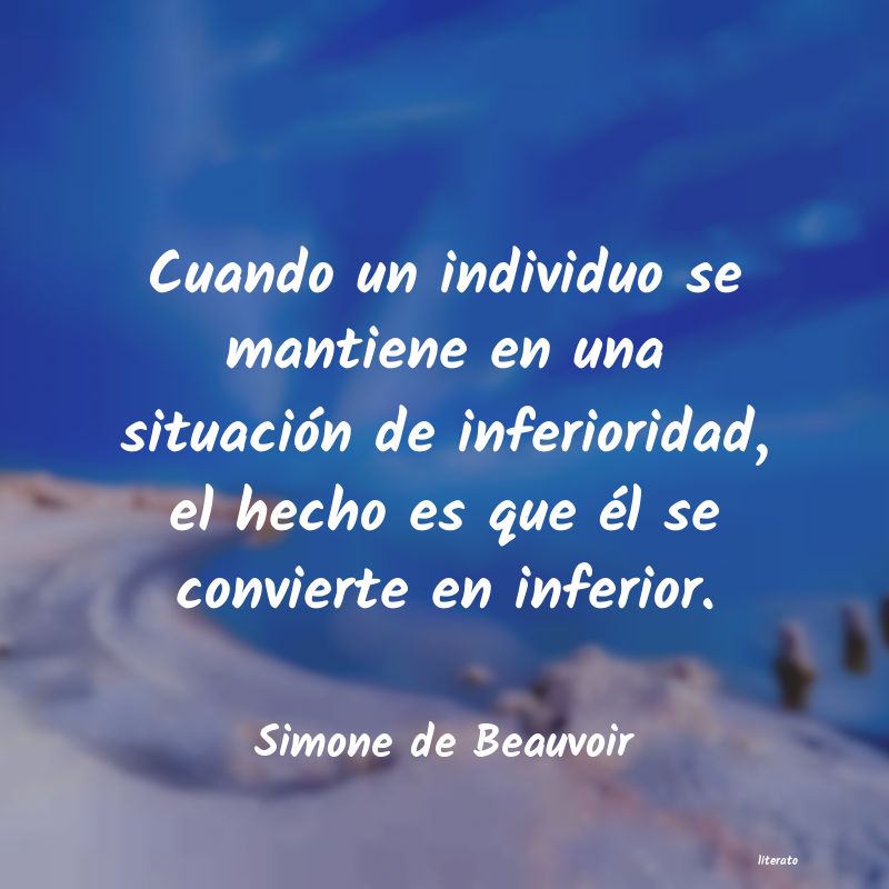 Frases de Simone de Beauvoir