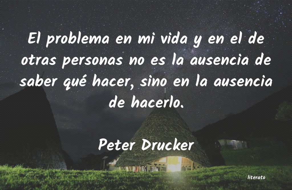 Frases de Peter Drucker