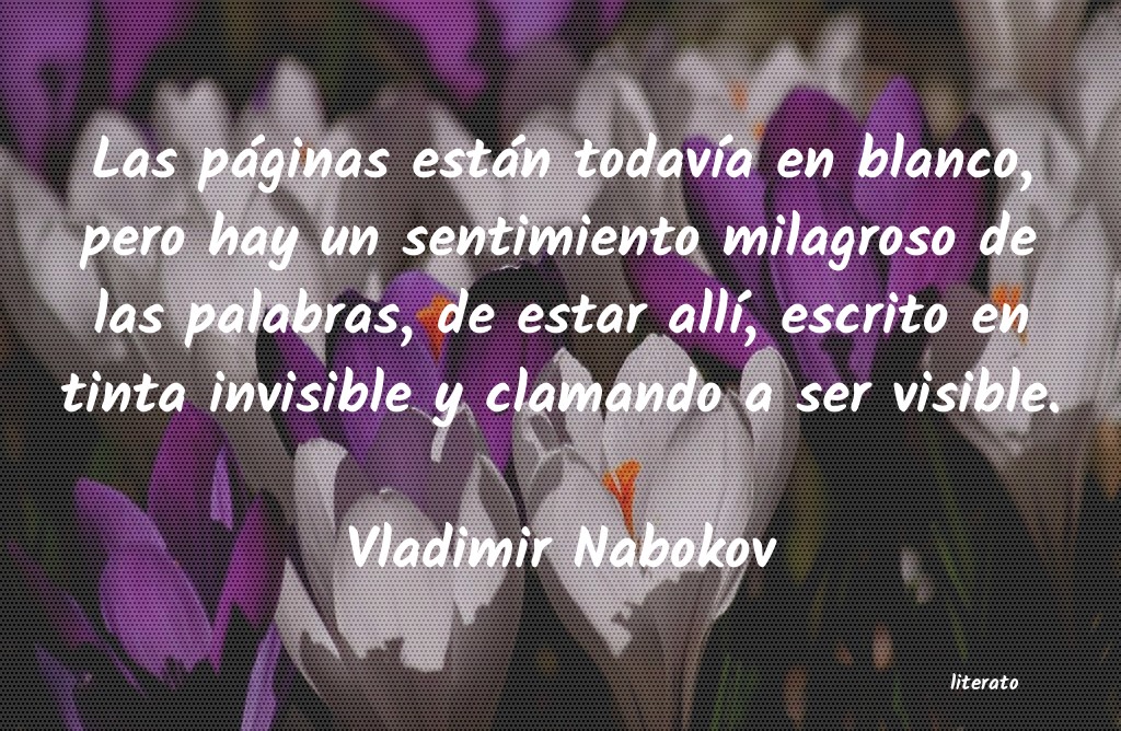 Frases de Vladimir Nabokov