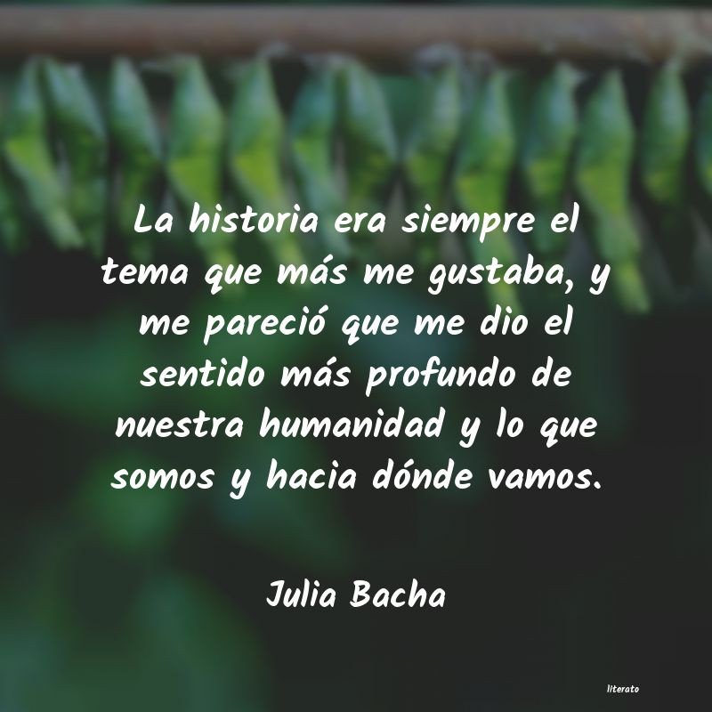 Frases de Julia Bacha