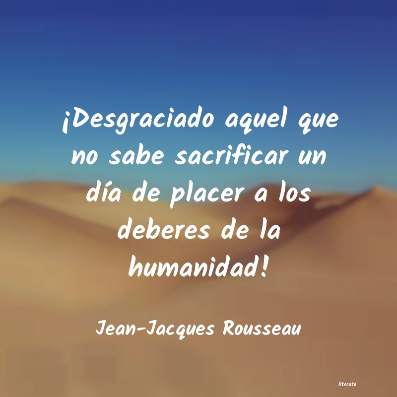 frases de Jean-Jacques Rousseau