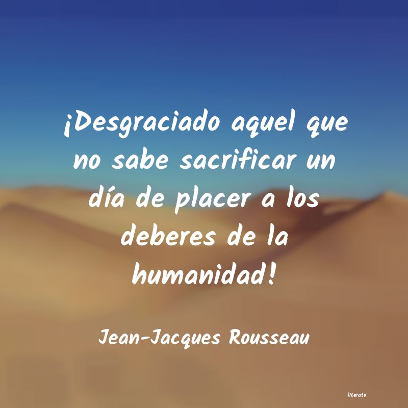 jean jacques rousseau pensamiento