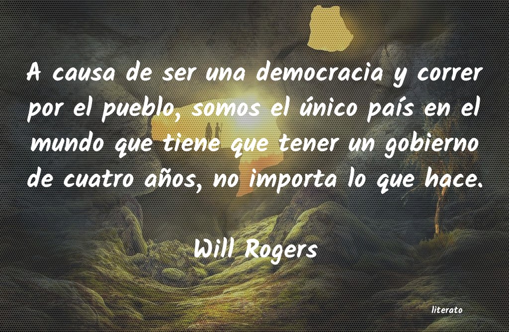 Frases de Will Rogers